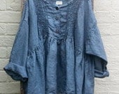 Prairie Linen Shirt Oversized to Fit Most