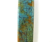 Fabulous Faux Collection - Faux Turquoise Polymer Clay Pendant - Stick