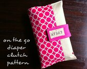 On-The-Go Diaper Clutch Pattern