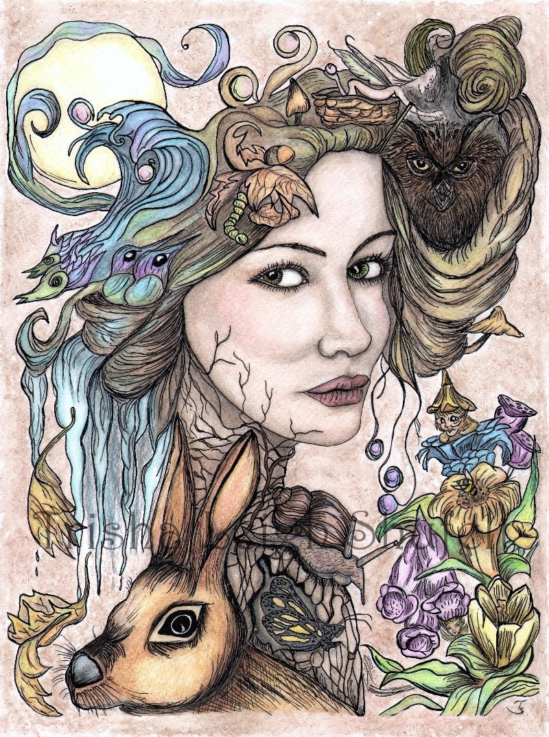Mother Nature Color Limited Edition 11x14 Print