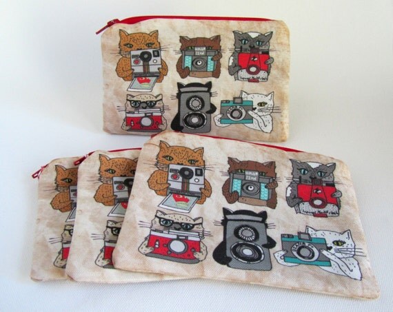 Cats Love Cameras Pouch