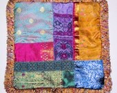 Glitzy Gypsy Hippie Throw Pillow Cover 16 inches square