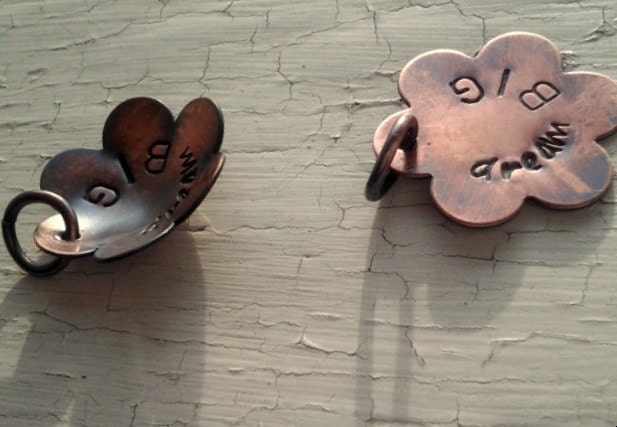 Dream BIG, GIFTS UNDER 20 for Graduation, a copper disc stamped pendant,teamepe