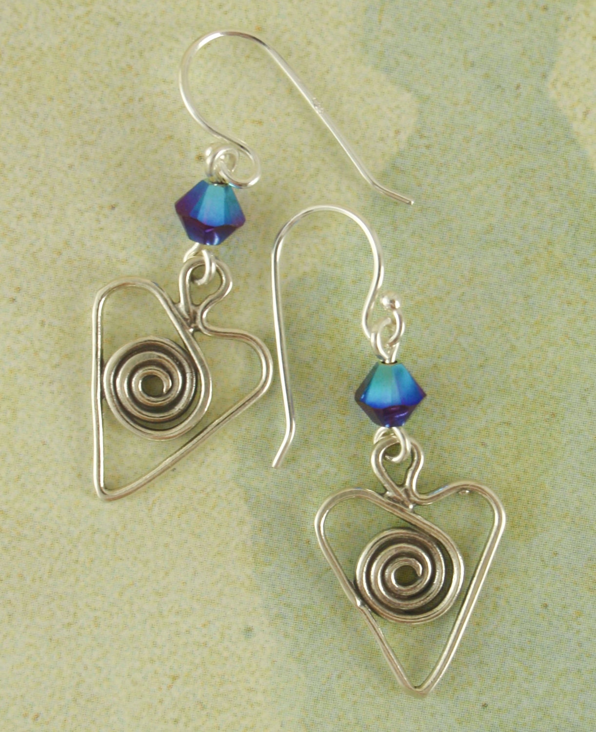 You Have My Heart All A Swirl - You Pick - Niobium, Titanium, Argentium Sterling Silver - 14kt Gold Filled