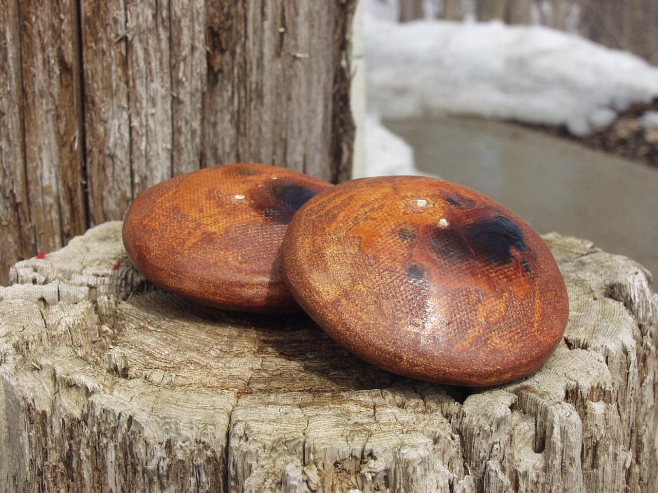 Linen Look Salt and Pepper Shakers set of 2 Shakers Rustic Splash