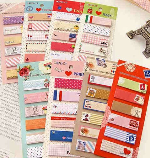 City Themed Sticky Notes