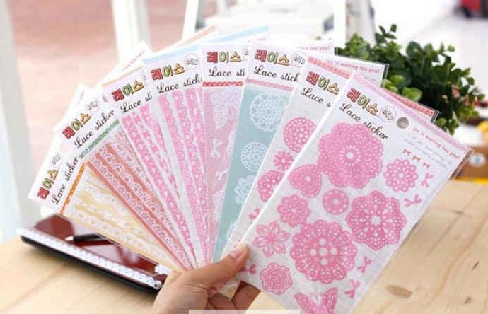 Lace Sticker Sheet