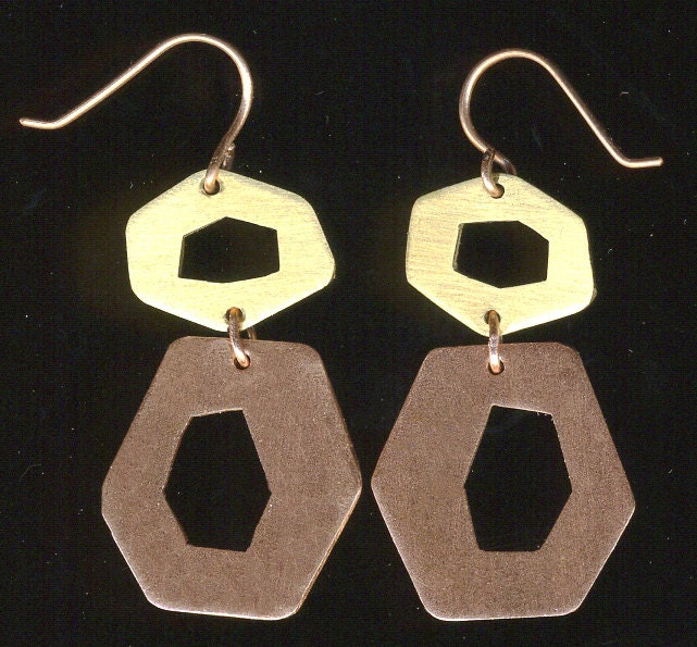 Retro "vase" earrings