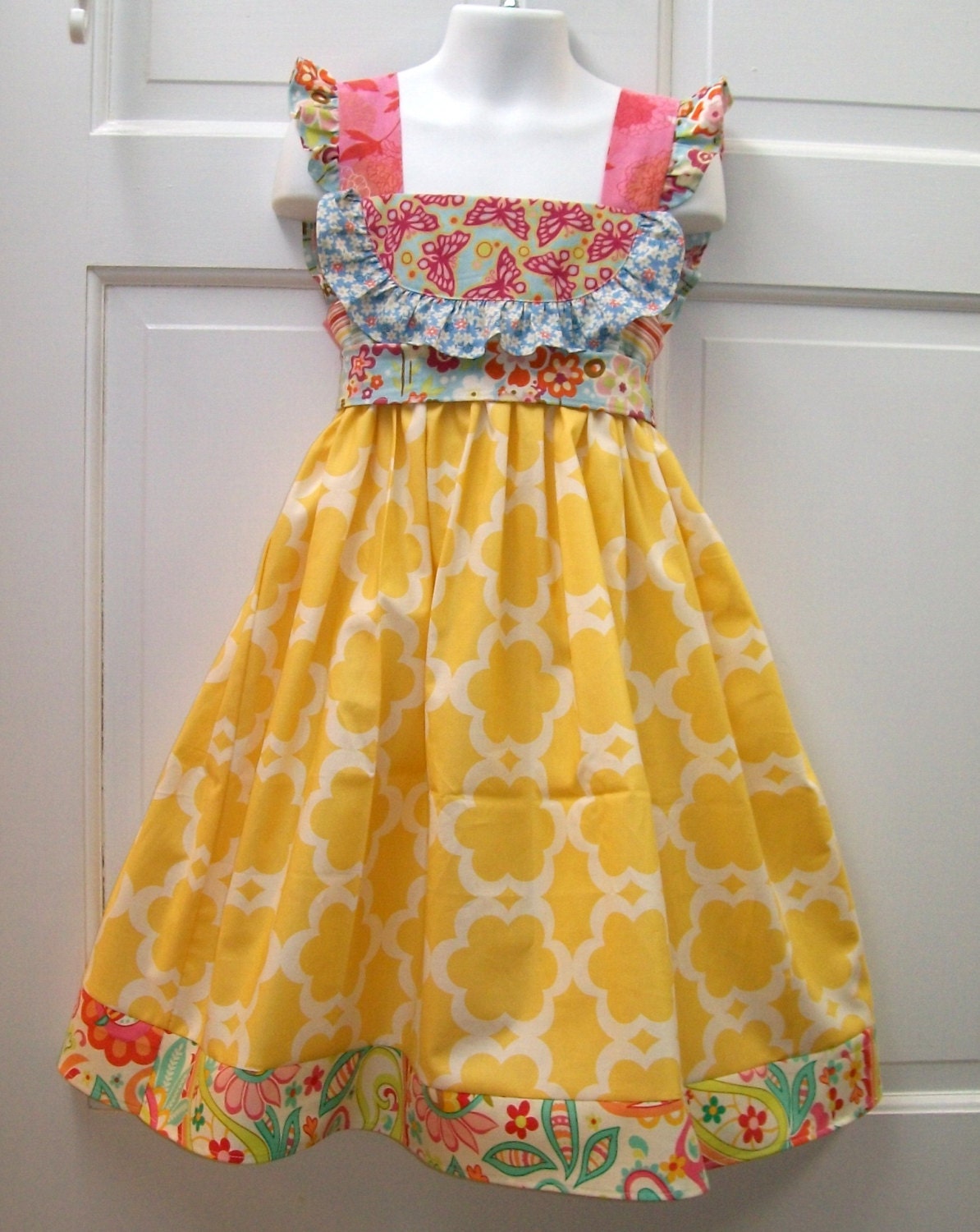 Darling Toddler Jumper Sun Dress Custom Made Size 2T, 3T or 4T