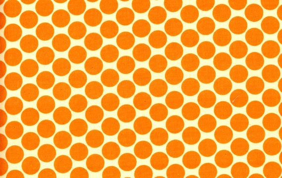 Amy Butler Full Moon Polka Dot in Tangerine 1 Yard