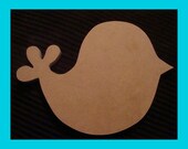 Bird Shape 10x7 Unfinished Mdf Mosaic Base Craft Shape