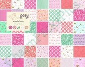 POSY by Aneela Hoey - Moda Fabric Charm Pack - Five Inch Quilt Squares Quilting Material