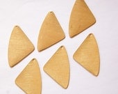 1 Hole Rounded Triangle Drops Pendants mtl272