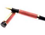 Handmade Rollerball Pen or Fountain Pen Coral Pink Trustone