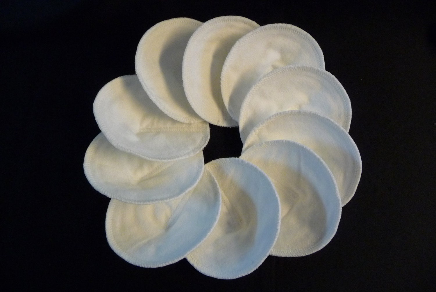 4.5" Nursing Breast Pads      Contoured To Fit    Set  Of  5---( 10 In All)