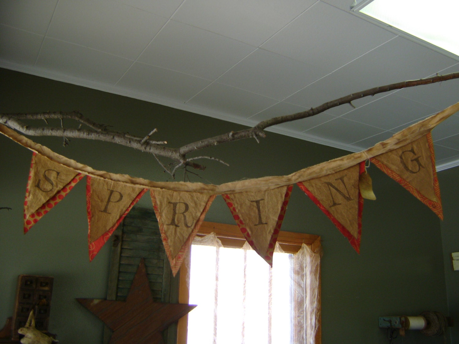Primitive Spring Banner.  WOW