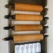 Primitive Rolling Pin Rack with Pegs Wooden Country