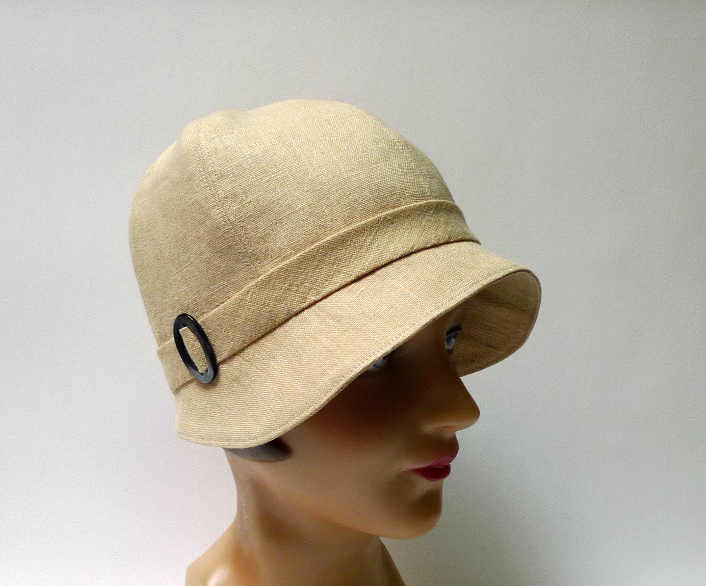 Women's Linen Cloche Hat - "Design Your Own" Cloche Hat