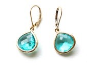 TenThings. LAGUNA. sea. gold. earrings.