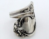 Sterling Silver Size 6 - 15 Spoon Ring Violet