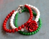 Summer Souvenir - bracelet sterling silver and semi precious stone