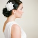 NEW Handmade Silk Habotai Bridal Fascinator in Pink and Ivory by Fine & Fleurie