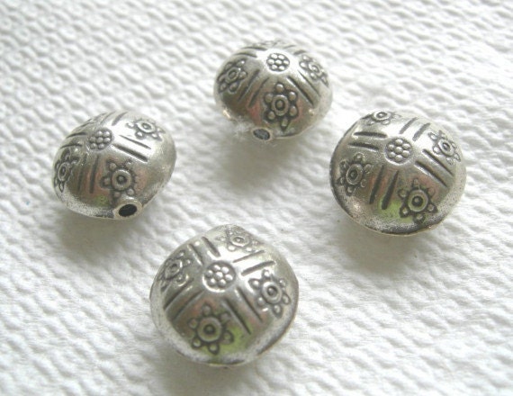 Karen hill tribe Silver beads