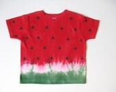 Watermelon T- Shirt, Toddlers, Tie Dyed, Boys or Girls, Kids Tee or Top, Size 4T, 5T