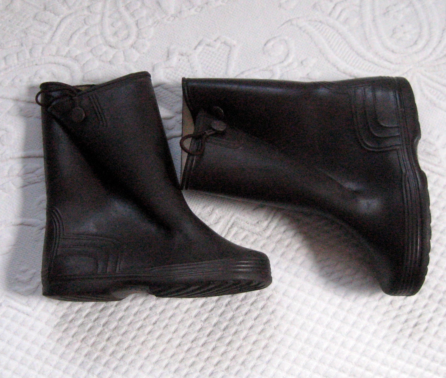 Vintage LITTLE RUBBER BOOTS by Ball Band 1940s