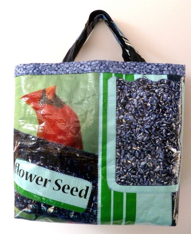 Short Handled Bird Seed Bag Tote
