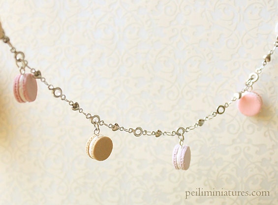 Macaron Bracelet - Macaron Jewelry - 6.25 inches - Small Wrist Bracelet