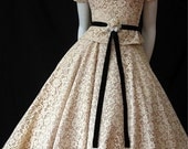 1950's circle skirt  tea length  and top made to size Lace or silk versions