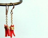 Branch Coral Cluster Earrings - 14k Gold Filled