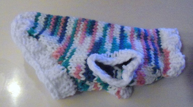 XXS  Purdy Hand Knit Dog Sweater