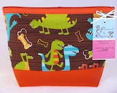 Dino Dudes Toiletry Bag For Boys Large Sz
