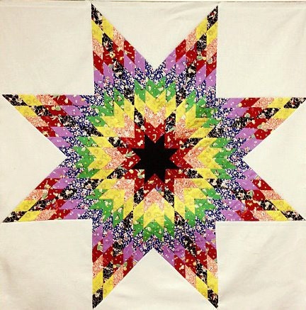 ROY-G-BIV Lone Star Pattern - PDF