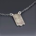 Small Elegant Silver Lace Necklace (No. 4) - Etched Sterling Silver by Lisa Hopkins Design