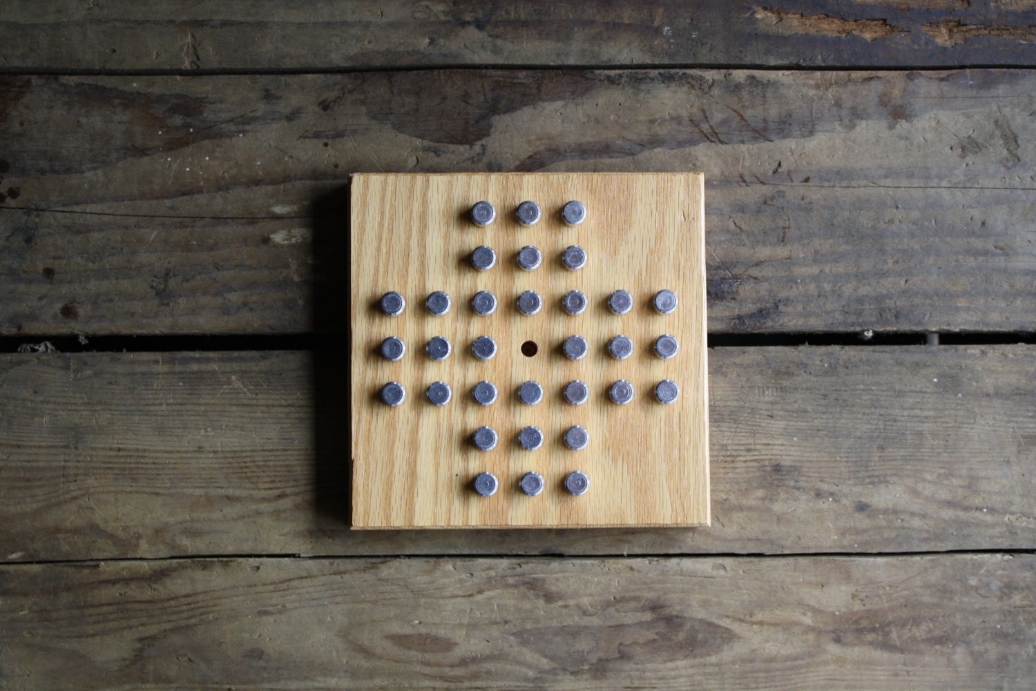 vintage cross game wooden game board