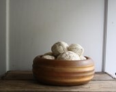 vintage wooden bowl