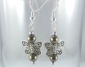 Silver Colored Butterflies