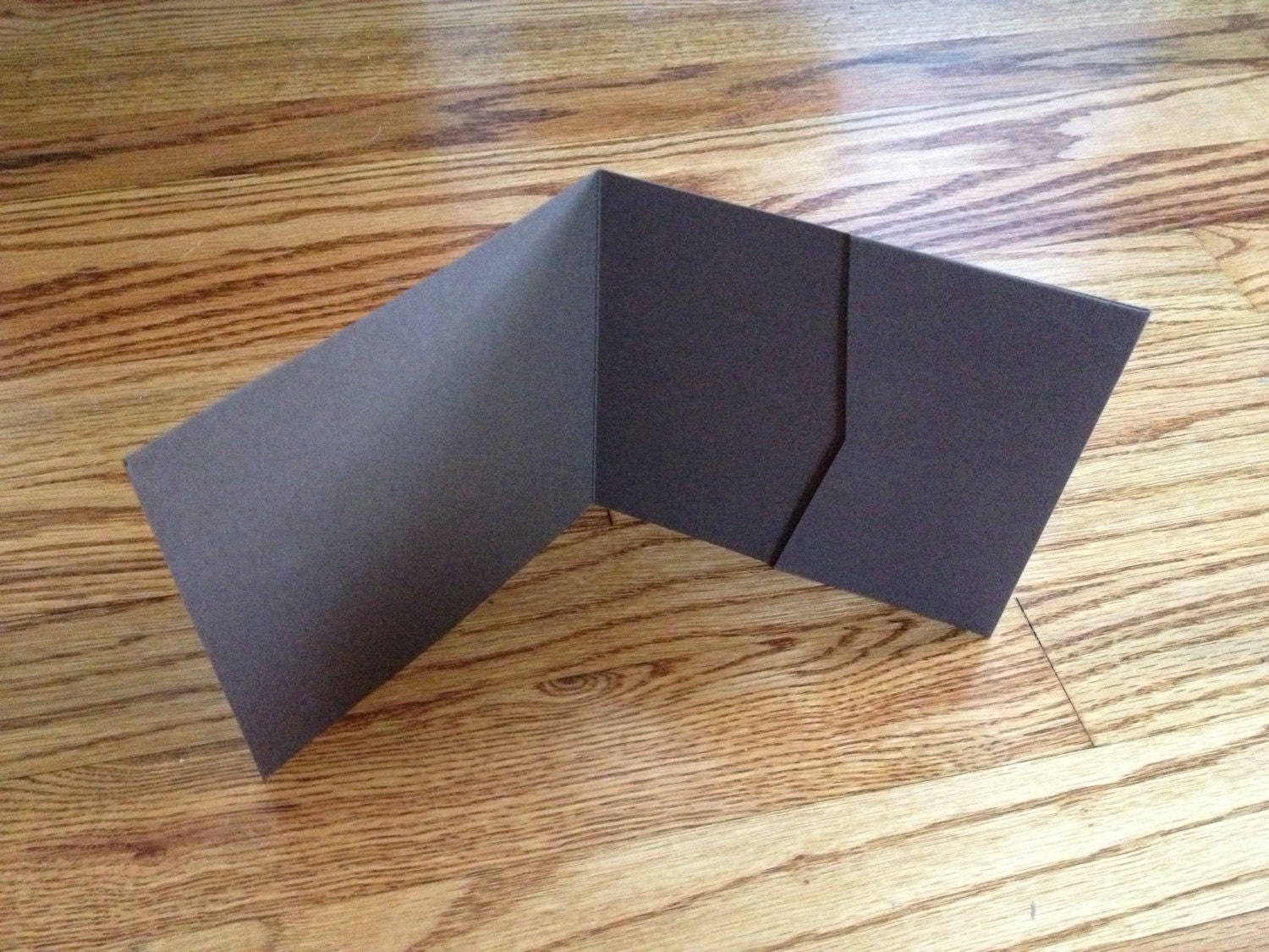 Pocket Fold Booklet 5 x 5 Envelopments Cocoa Brown QTY 18