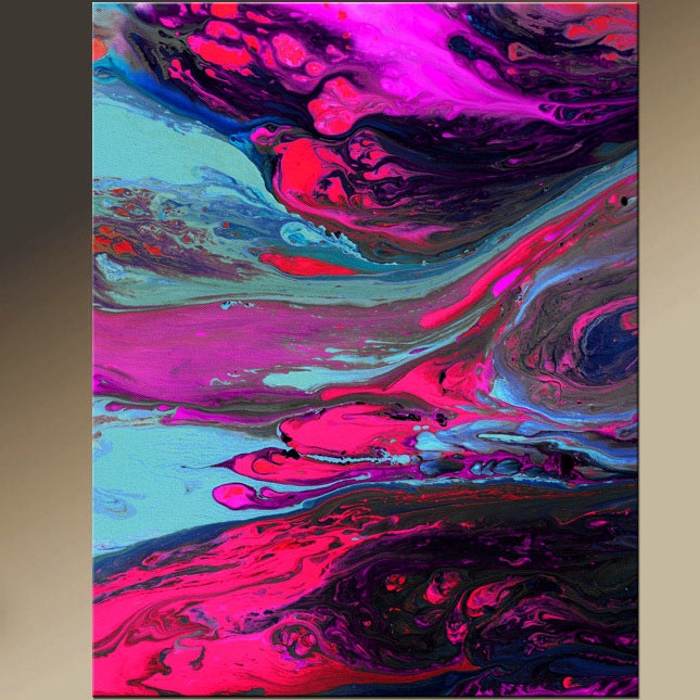 Abstract Art Print 11x14 Print - Contemporary Modern Art by Destiny Womack  - Enchantment -  dWo