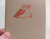 Owl blank book