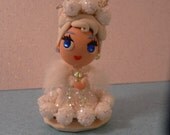 Custom Order for Kasey Miniature Letter Box Figurine The Snow Queen