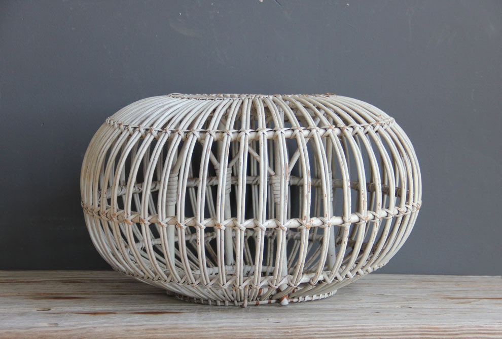 Franco Albini Rattan Ottoman
