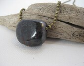Stoneware Pottery Clay Nugget Necklace Ceramic Unisex