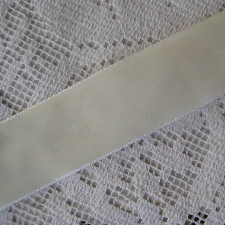Wholesale Lot 10 Yards Plush Velvet Ribbon in French Vanilla Cream .875 Inches Wide