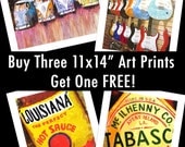 Big Savings, Buy Any Three 11x14" Art Prints Get One FREE - Signed and Numbered