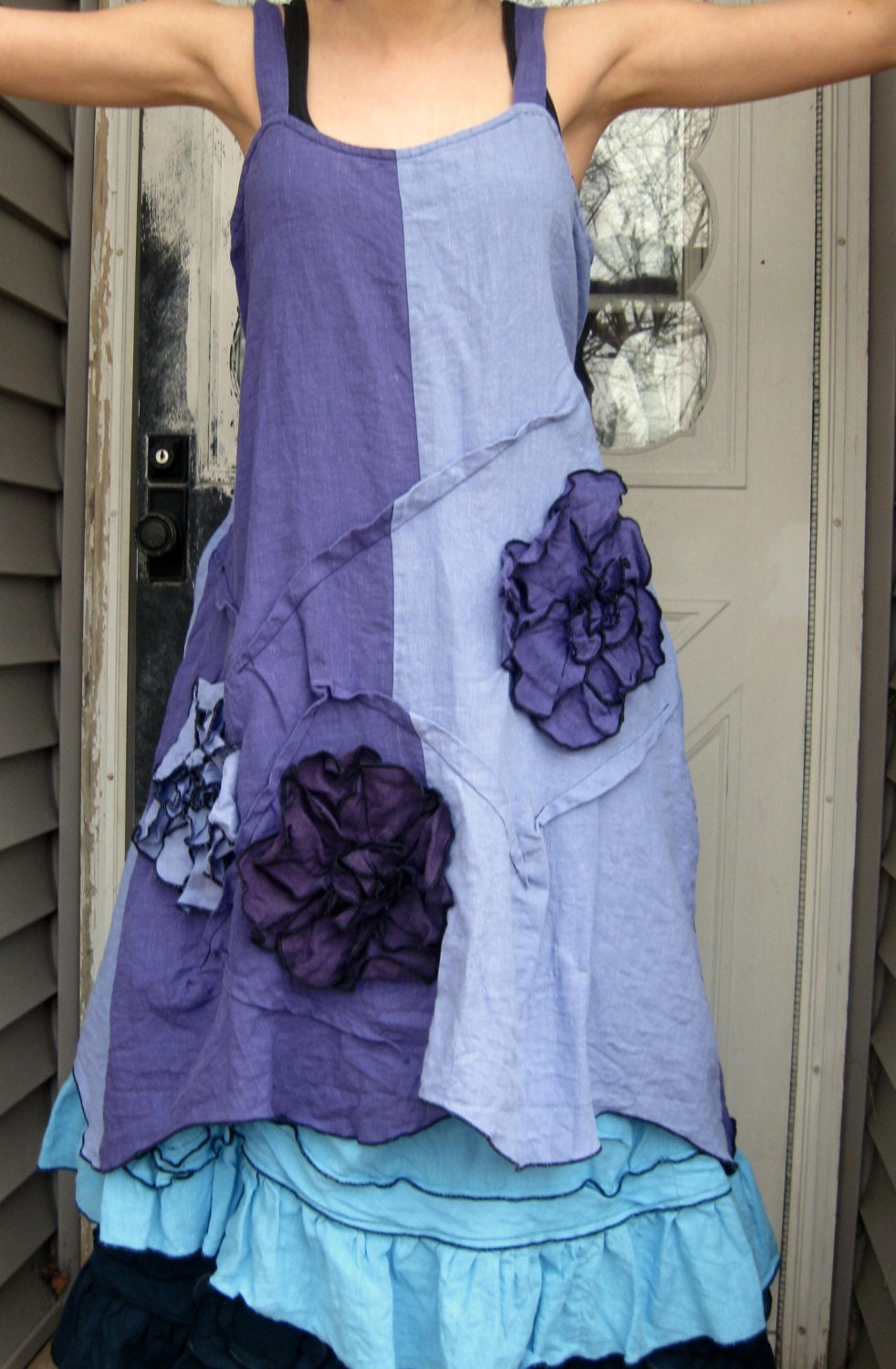 Wavy Flower Dress