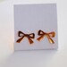 Rose Gold Bow Studs I Have a Gift Earrings